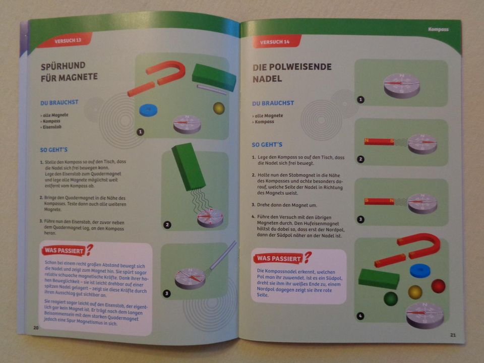 Experimentierkasten „Magnete“, KOSMOS - wie neu!, in Bockau