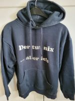 Sweatshirt, Fb. Dunkelblau mit Aufdruck Silber, Gr. L Nordrhein-Westfalen - Hünxe Vorschau