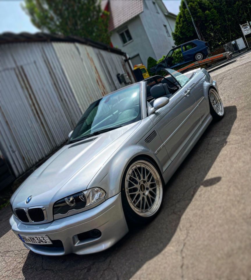 BMW E46 M3 Cabrio Facelift Schalter BBS Le Mans TÜV Neu in Neckarsulm