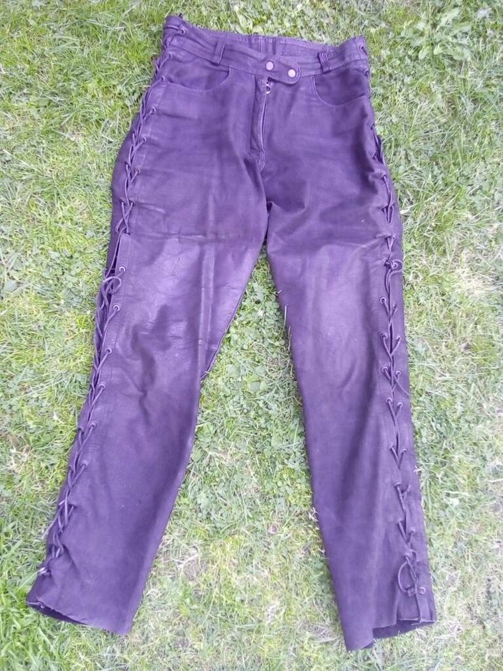 Motorrad Lederanzug... Kultanzug Jacke & Hose Damen Größe 42 in Küsten