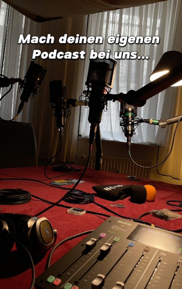 Podcast Studio mieten - ggf. plus KnowHow, Konzipierung, Schnitt in Berlin