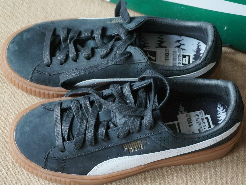 Puma Basket Platform Pef GUM 37 schwarz weiß gold NP110€ Suede in  Rheinland-Pfalz - Ludwigshafen | eBay Kleinanzeigen ist jetzt Kleinanzeigen