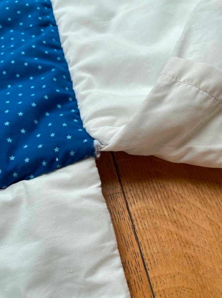 Sterntaler Kuschelnest Nestchen Krabbeldecke Schaf blau weiß in Bad Salzuflen