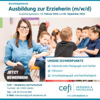 Ausbildung zur Erzieherin (m/w/d) - START SEPTEMBER 2024 Berlin - Mitte Vorschau