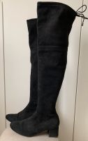 Overknee Stiefel von Unisa, schwarzes Veloursleder, Gr. 40 Brandenburg - Wusterhausen Vorschau