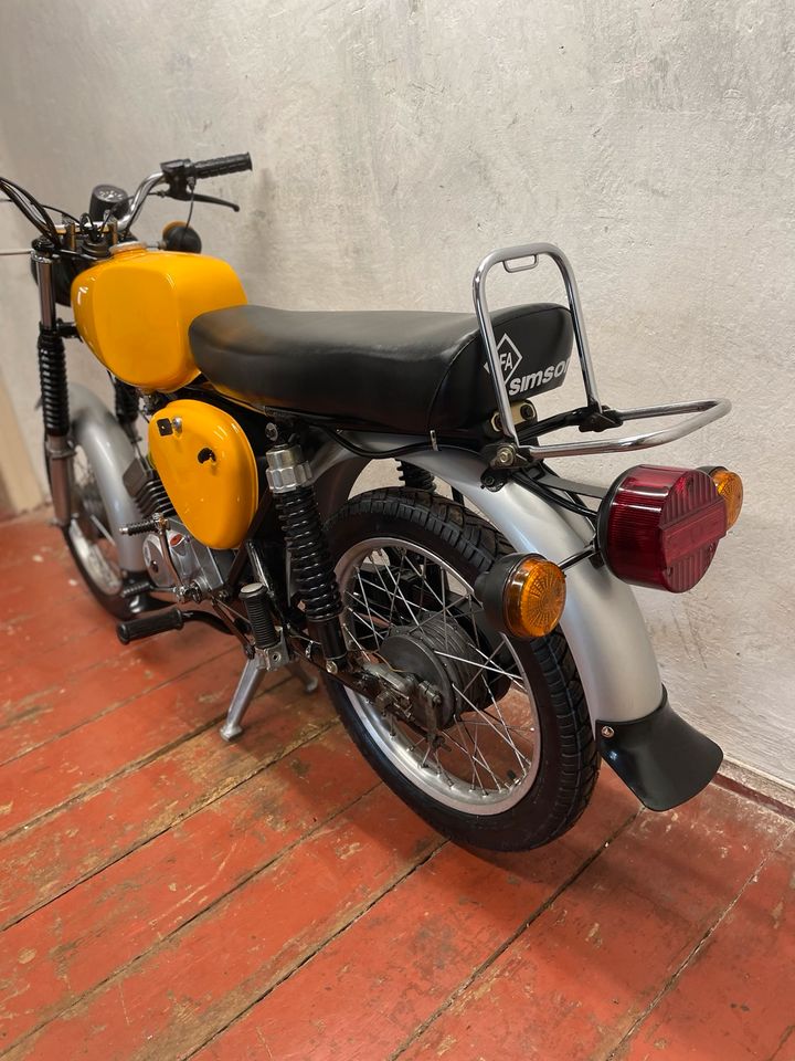 Simson S51 KBA Papiere 4 Gang DDR in Werdau