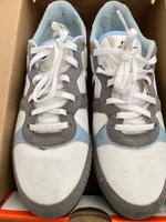 Damen Nike Sneaker zoom hellblau weiß grau Gr. 40 Frankfurt am Main - Dornbusch Vorschau