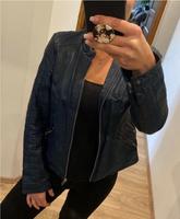 Lederjacke dunkelblau YESSICA Gr. 36 Brandenburg - Falkensee Vorschau