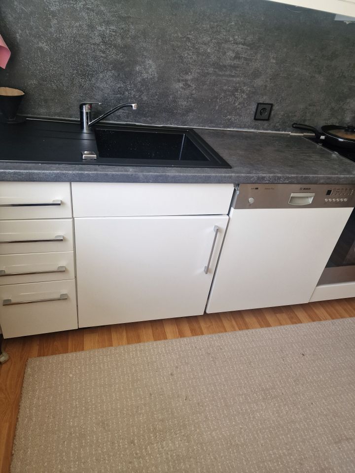 Küche mit Spülmaschine ohne Herd in München
