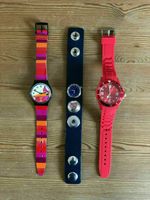 3 Armbanduhren Armbanduhr Uhr Swatch Lederarmband Silikon Baden-Württemberg - Ilshofen Vorschau