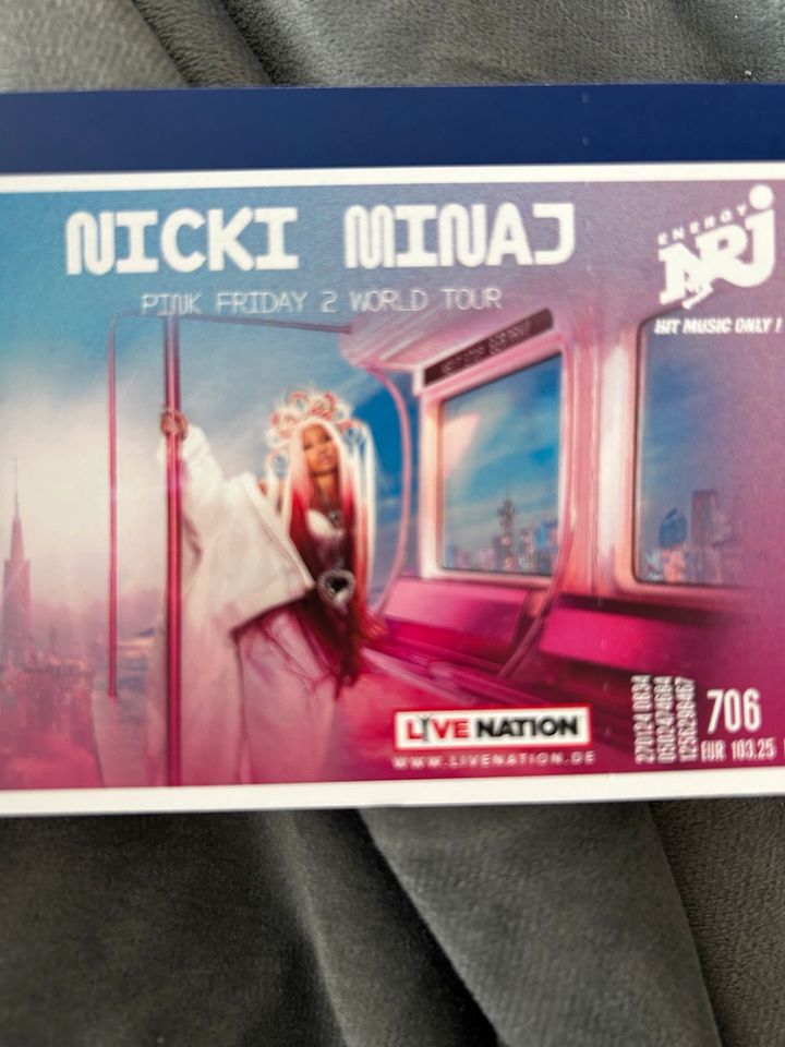 Bieten 2 Tickets für Nicki Minaj am 7.6.2024 in Berlin