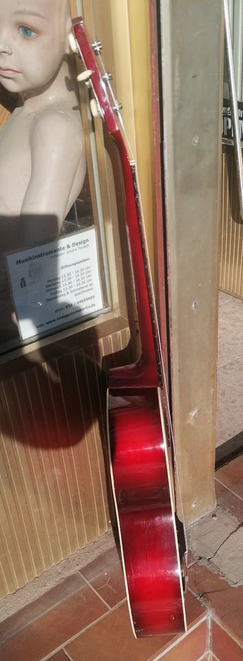 alte deutsche Parlour Gitarre rare & vintage Markneukirchen Blues in Berlin