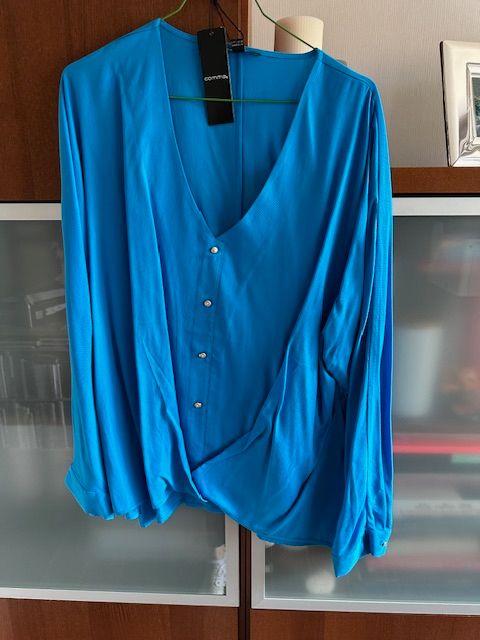 Comma Bluse blau Gr. 46 Neu in Haan