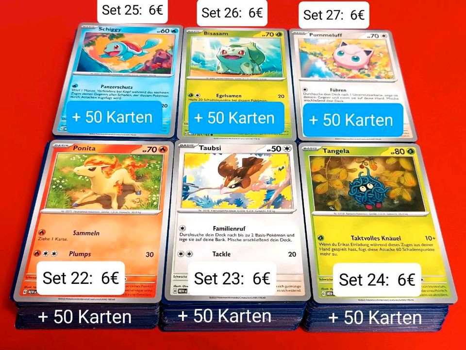 Pokemon Karten 50 100 150 200 Sammelkarten Geburtstag Ostern in Stuttgart