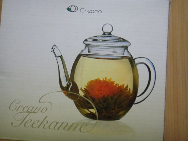 Creano Glas Teetasse Teekanne Küche Halterungen transparent neu in Hannover