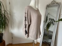 Süßer Strickpullover ⭐️ beiger Pullover mit Schnüren Gr 36/38 Bayern - Starnberg Vorschau