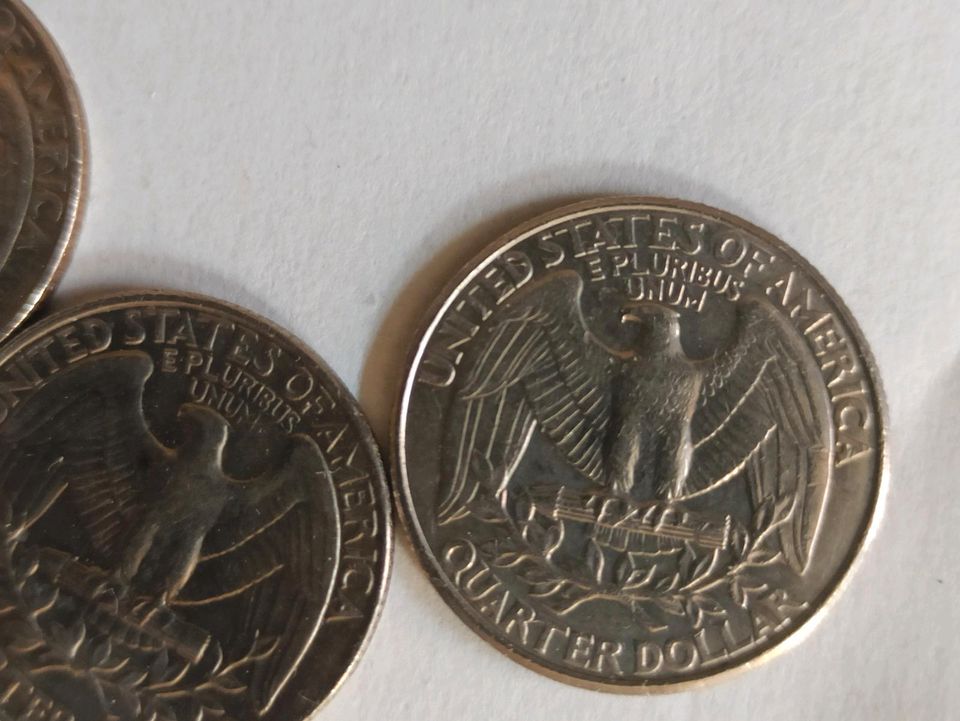 Quarter US-Dollar Münze 1988 1991 1997 in Chemnitz