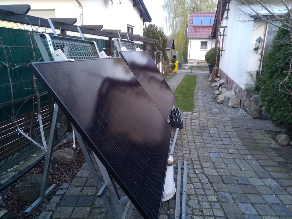 Grundgestell für Solaranlage; Kundenstopper, Werbeaufsteller in Straußfurt