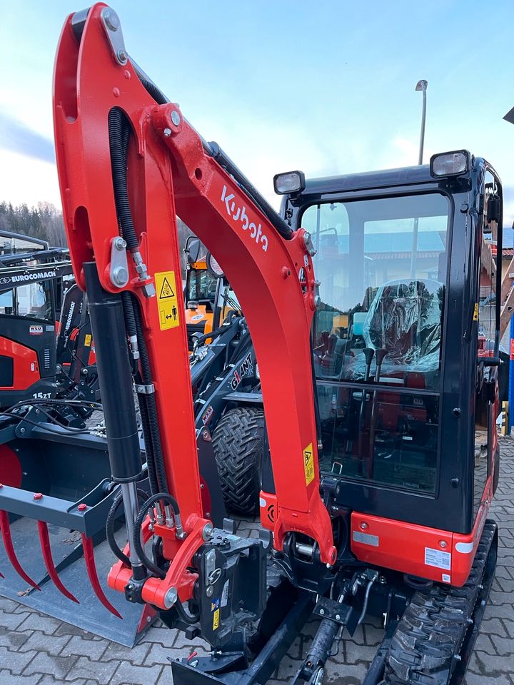 Bagger-Minibagger Kubota KX019-4 mit Powertilt kaufen o.mieten in Großweil