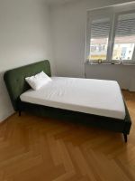 Grünes Retro Velvet Bett zu verkaufen Frankfurt am Main - Bornheim Vorschau