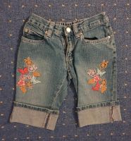 Jeans Bermudas Caprihose Girls Schmetterlinge Blumen Pailletten Bremen - Vegesack Vorschau