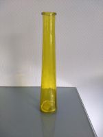 Glas Blumen Vase, Gelb, Höhe 31cm Essen - Frillendorf Vorschau