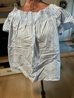 Bluse H&M 44 blau weiß Bayern - Plattling Vorschau