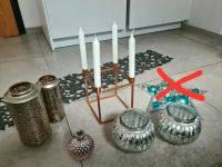 Set Weihnachtsdeko Teelichtgläser Tischläufer Adventskranz Vase Nordrhein-Westfalen - Lüdinghausen Vorschau