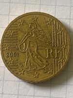 50 Cent sammler Frankreich RF republique francaise sammlung 2001 Nordrhein-Westfalen - Altenbeken Vorschau