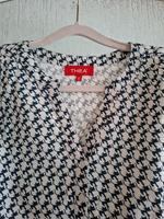 Thea Adler Shirt Bluse Tunika Gr 42 44 blau weiß Viscose Hessen - Dieburg Vorschau