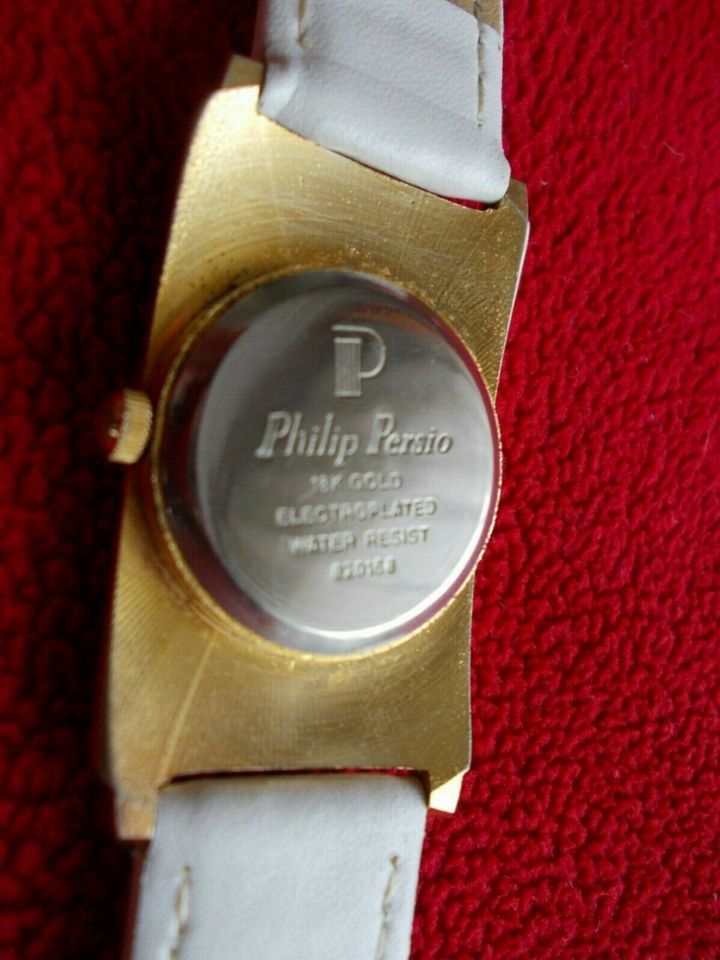 Philip Persio Damenuhr Uhr vergoldet und mit Lederarmband NEU in  Niedersachsen - Stade | eBay Kleinanzeigen ist jetzt Kleinanzeigen