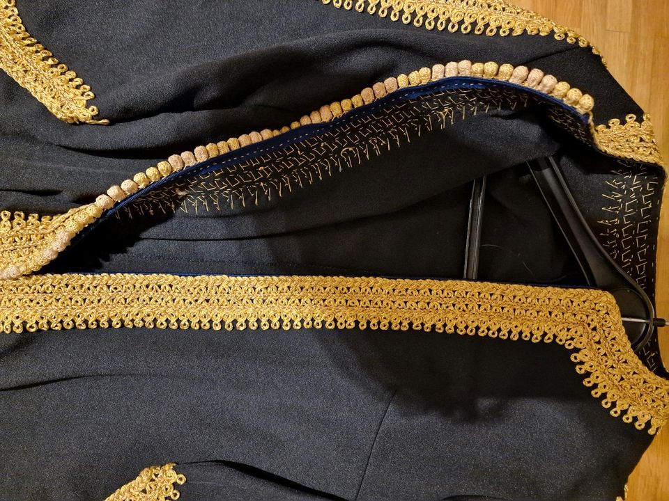 Kaftan Damen orientalisch schwarz mit Gold- Faden in Dortmund