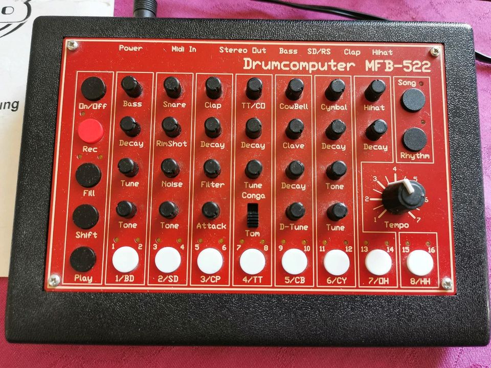 MFB-522 analoger Drumcomputer 808 Synthesizer in Herne