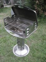 Landmann Edelstahlgrill Standgrill für Holzkohle 80 cm hoch Rheinland-Pfalz - Birkenheide Vorschau