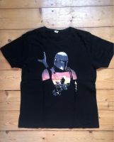 Mando Mandalorian T-Shirt Star Wars Shirt schwarz bunt bedruckt Berlin - Reinickendorf Vorschau