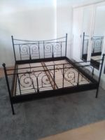 Doppelbett aus Metall 180x200 cm VB 70€ Nordrhein-Westfalen - Troisdorf Vorschau