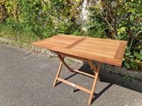 Gartentisch Teak 120cm Tisch Klapptisch Esstisch Garten Eckig Kreis Ostholstein - Bad Schwartau Vorschau