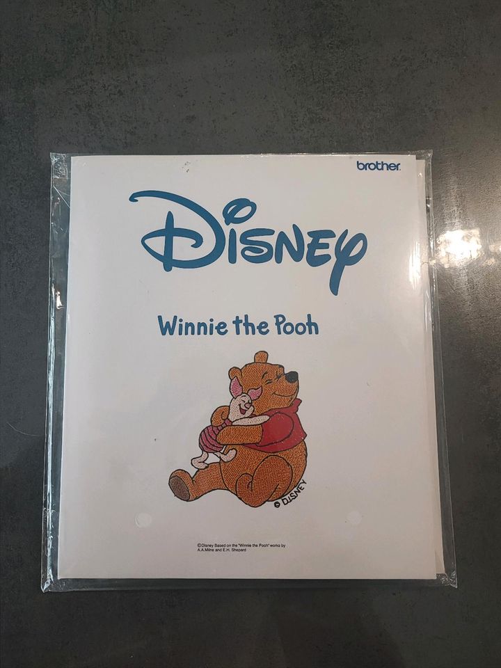 Stickkarte Brother Disney Winnie the Pooh/Stickmusterkarte in Abensberg