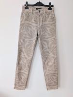 Hose / Jeans, Marc Cain, beige, Pflanzenmuster, Größe N1 34 XS Bayern - Naila Vorschau