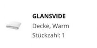 Ikea Bettdecke „Glansvide“ (warm), 220 x 240 cm *TOP ZUSTAND* Nordrhein-Westfalen - Detmold Vorschau