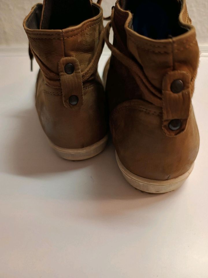 Semler Lederschuhe braun Cognac 37,5 ( 4,5 ) weite H in Stelle