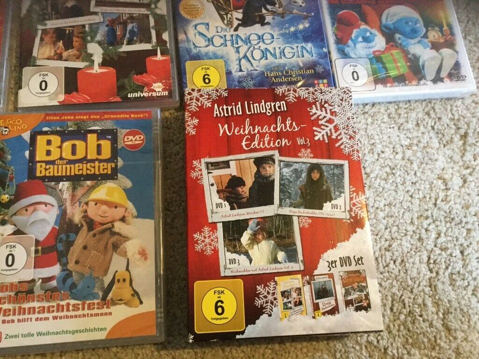 DVD Weihnachten,Kinder, neu,Olaf,Lindgren,Schneekönigin usw. in Neunkirchen a. Brand