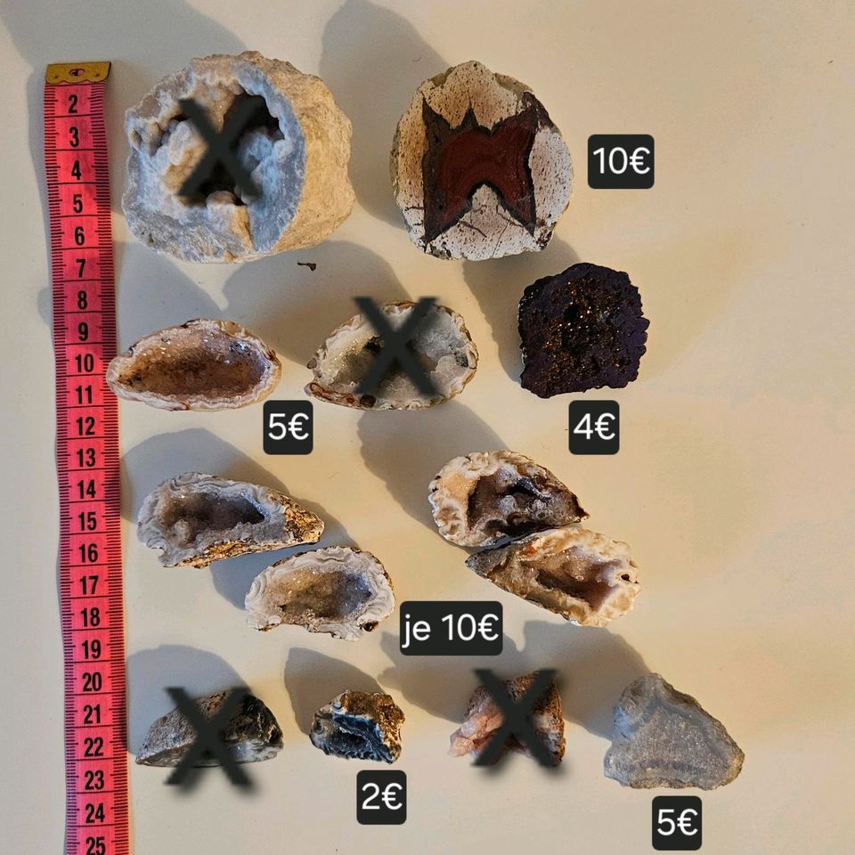 Diverse Kristalle, Edelsteine, Mineralien in Chemnitz