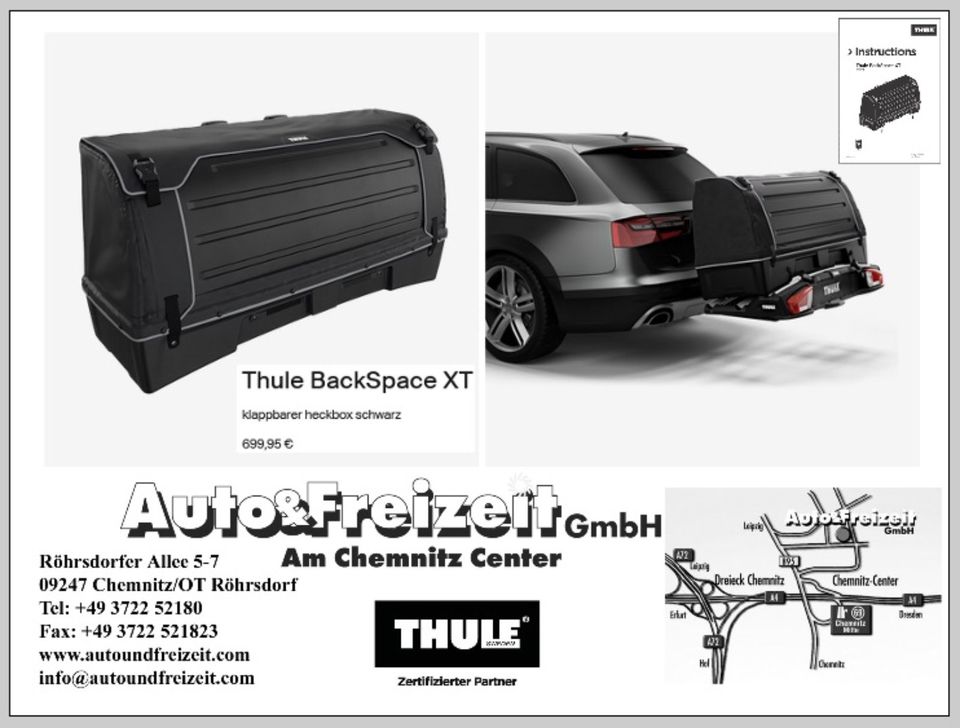 NEU * Thule Motion 3 L Dachbox (1) schwarz (2) titan glänzend in Röhrsdorf