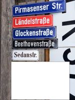 straßenschilder aus kaiserslautern,emailschilder,auto,garage Rheinland-Pfalz - Kaiserslautern Vorschau