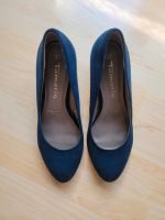 Dunkelblaue Wildleder Absatzschuhe/ High Heels/ Pumps von Tamaris Thüringen - Schloßvippach Vorschau