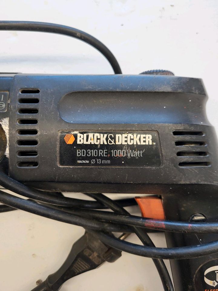 Black & Decker BD 310 RE Schlagbohrmaschine in Fredenbeck