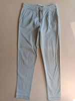 Stefanel Chino Hose Jeans gestreift maritim Gr 38 IT 42 weiß Zara Hessen - Kassel Vorschau