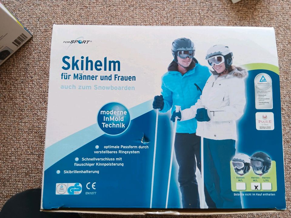 Skihelm, Snowboard-Helm, schwarz, NEU, Herren in M/L in Sittensen