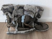 Bronx Damen Lederstiefel Boots mit Kunstfell Gr.40 Baden-Württemberg - Weil der Stadt Vorschau